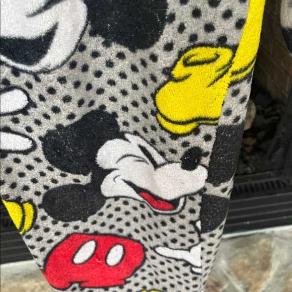 Disney Mickey Mouse Fleece Drawstring Pajama Pants Women’s Small - Picture 4 of 11